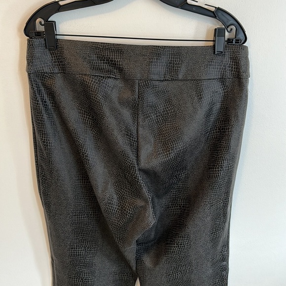 Krazy Larry Reptile Print Brown Pull On Pants - Picture 4 of 6